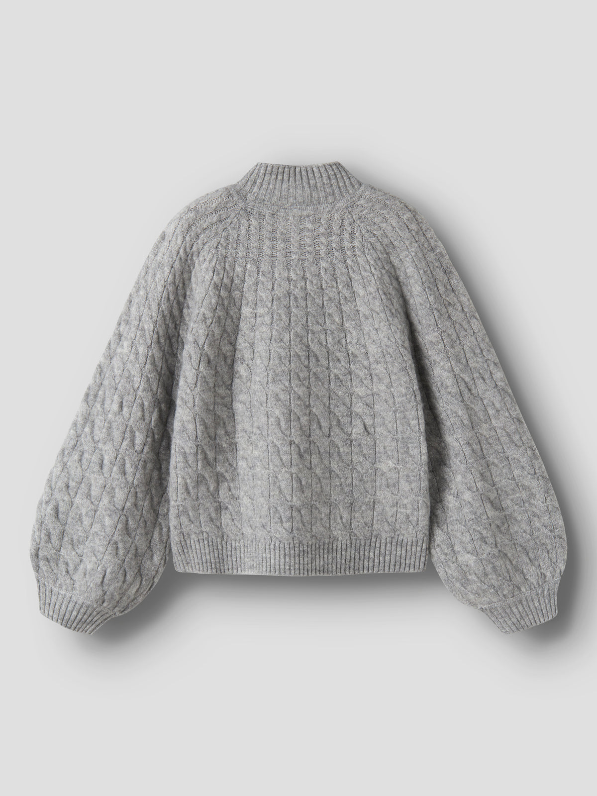 Name it KIDS | Dale strikket genser - Grey Melange