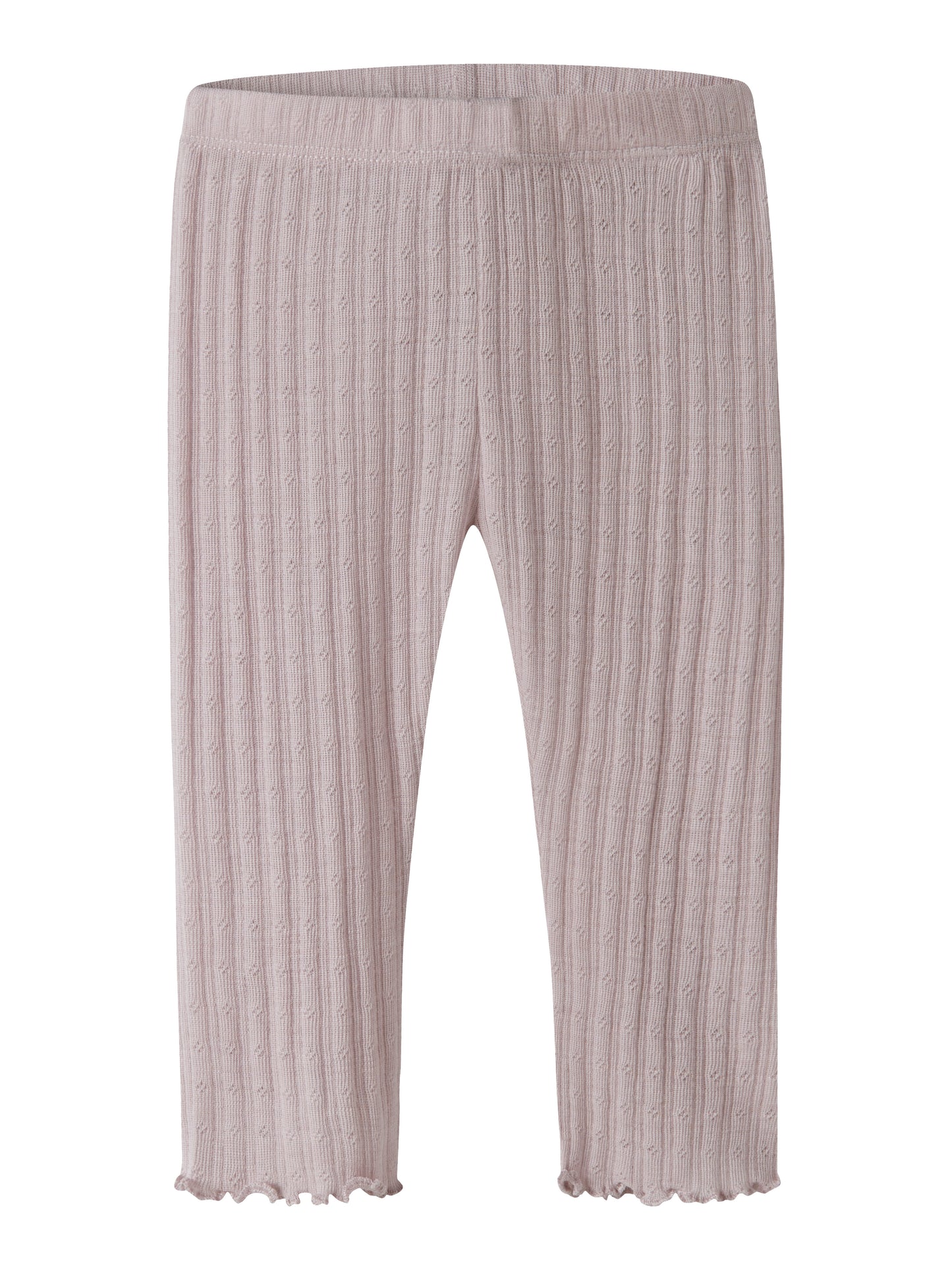 Name it BABY | Wossa tynn ull Leggings - Violet Ice