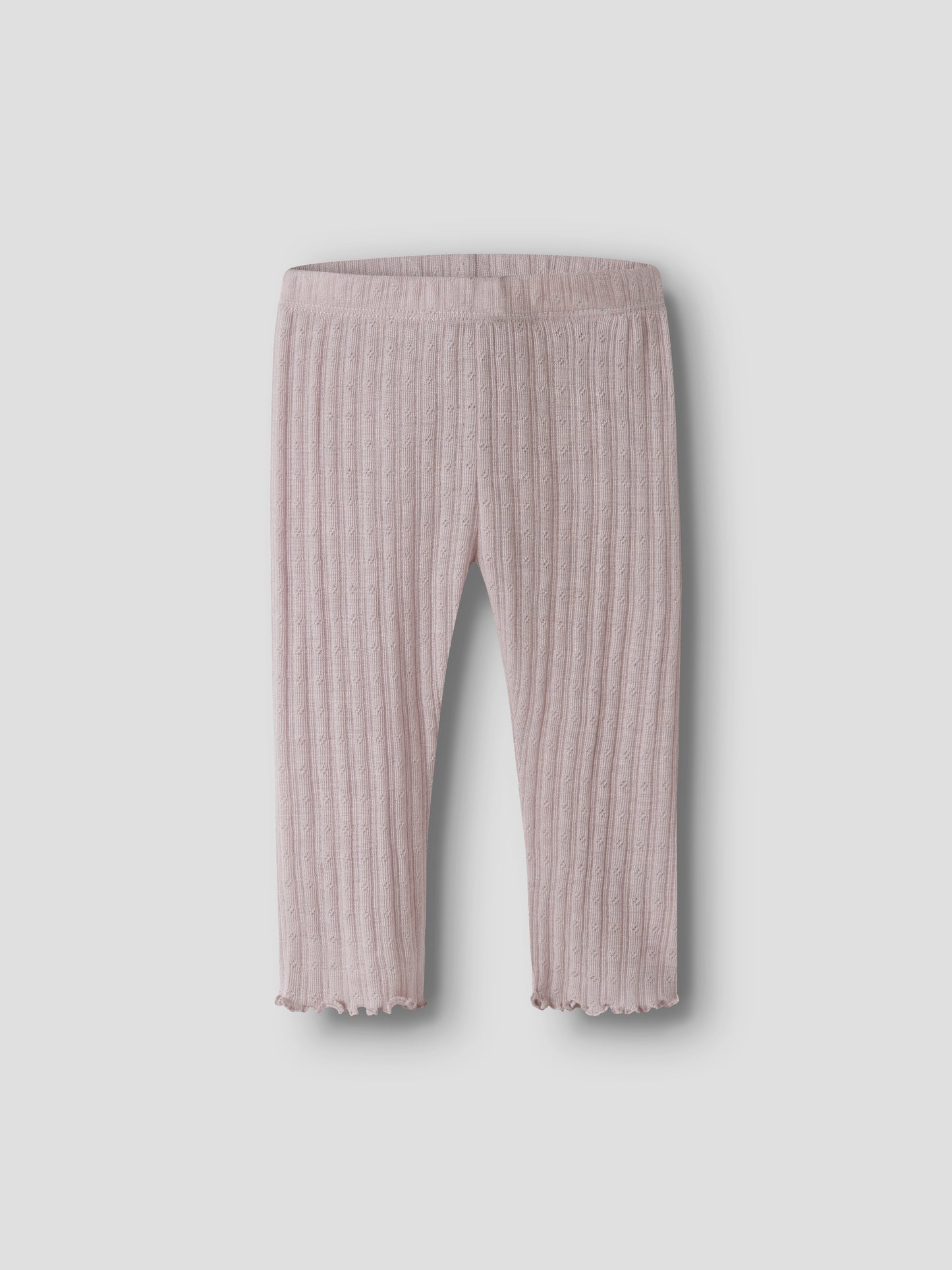 Name it BABY | Wossa tynn ull Leggings - Violet Ice