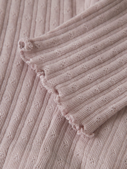 Name it BABY | Wossa tynn ull Leggings - Violet Ice