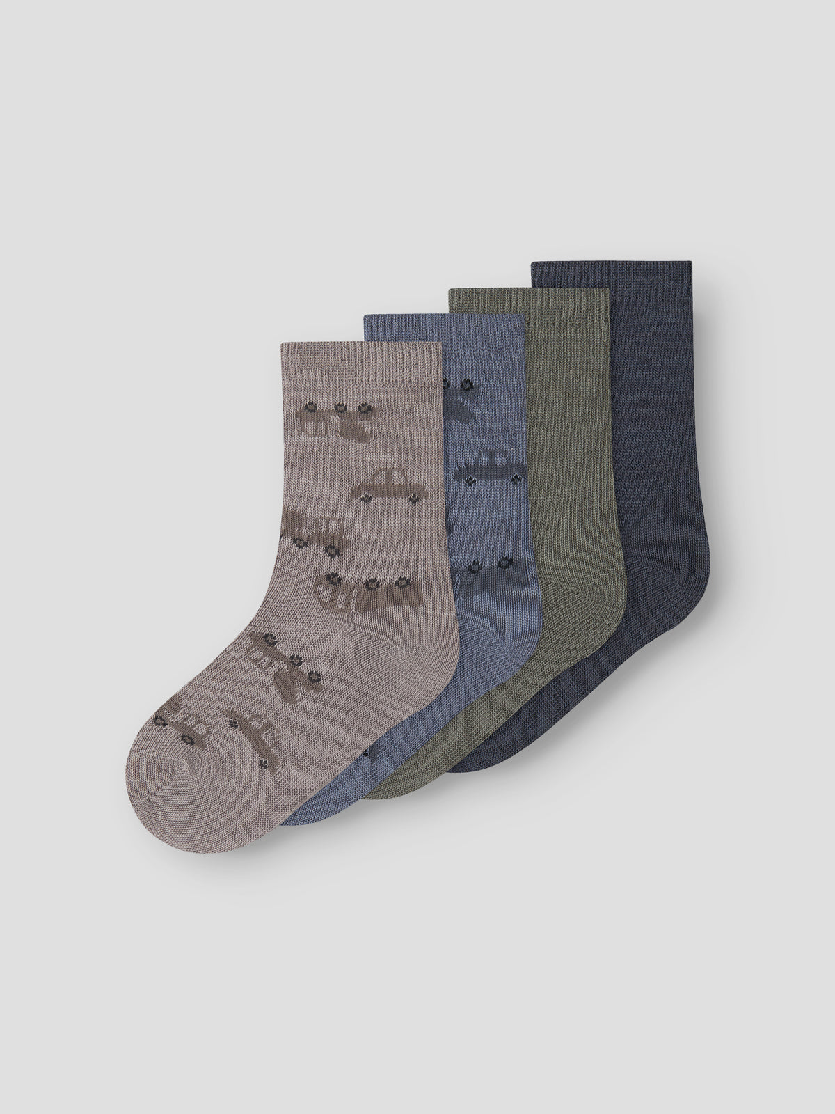 Name it | Wak mellomtykke Ullsokker 4pk - Satellite
