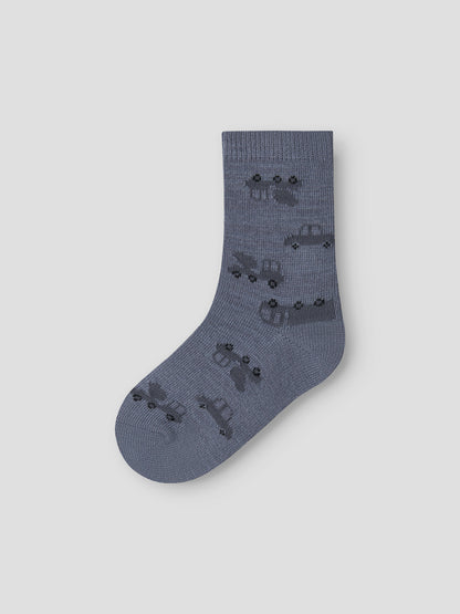 Name it | Wak mellomtykke Ullsokker 4pk - Satellite