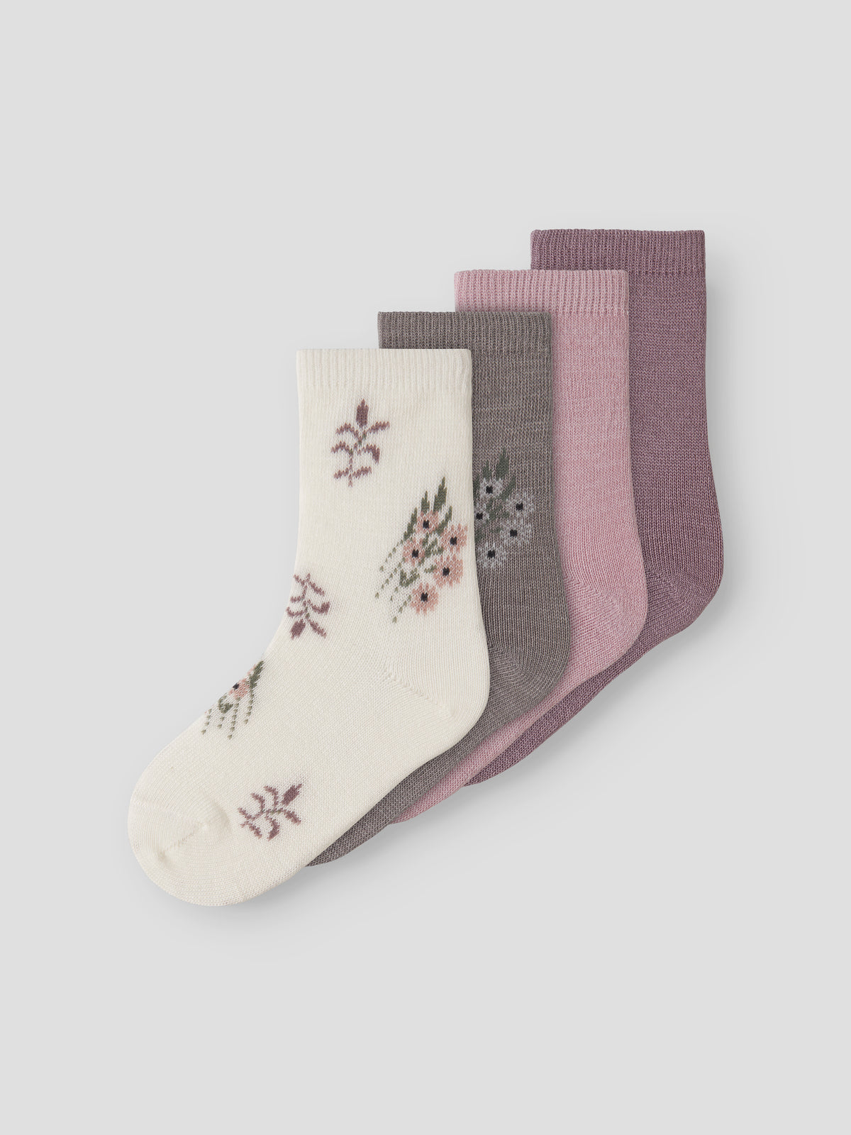 Name it | Wak mellomtykke Ullsokker 4pk - Toadstool