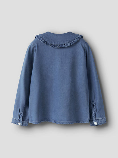 Name it MINI | Luna Denim Shirt - Medium Blue Denim