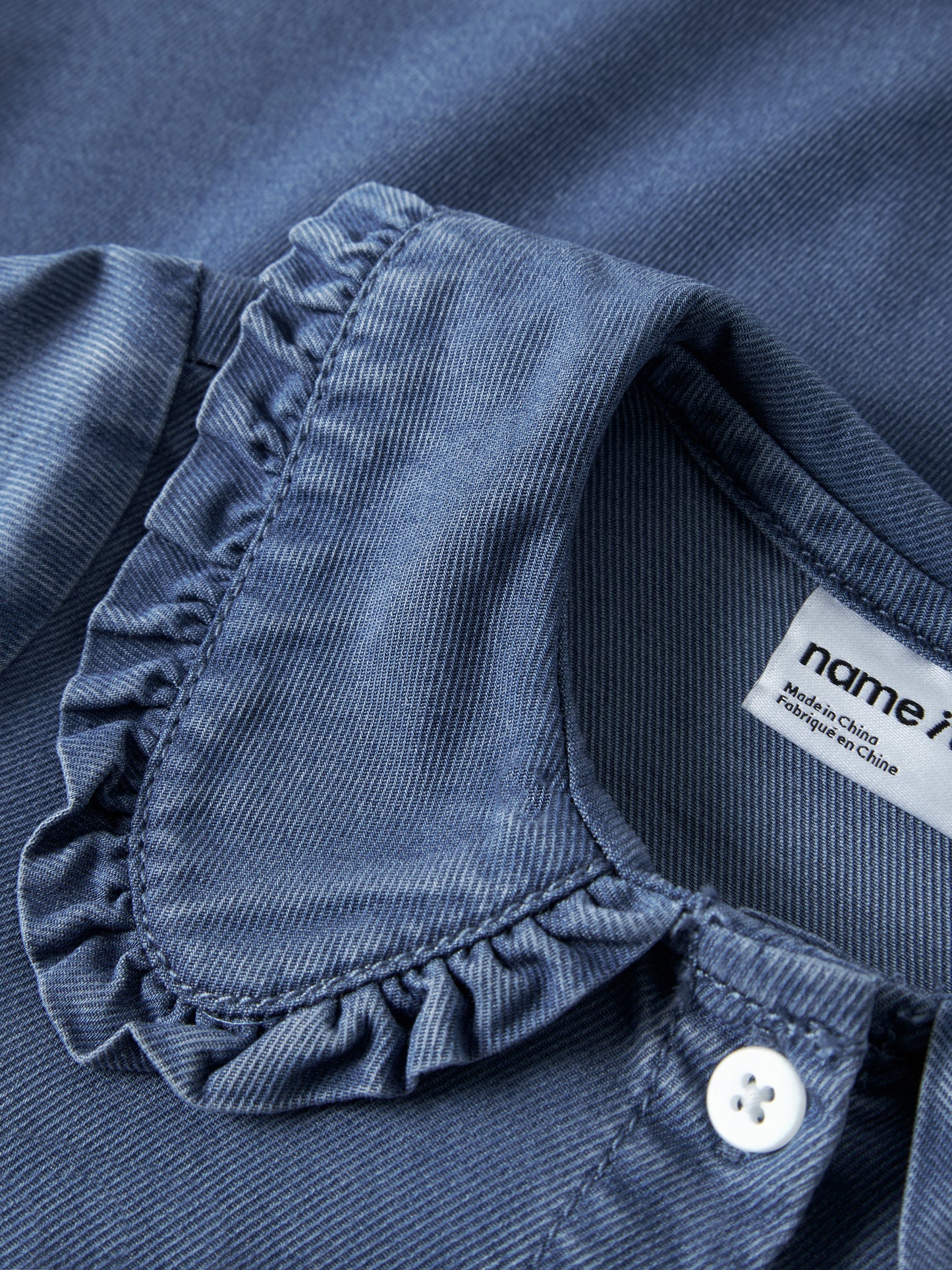 Name it MINI | Luna Denim Shirt - Medium Blue Denim