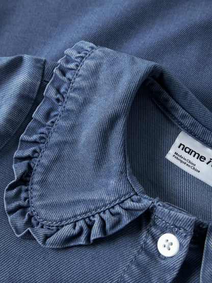 Name it MINI | Luna Denim Shirt - Medium Blue Denim