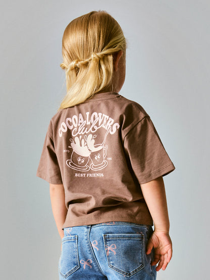 Name it MINI | Kit T-skjorte - Brown Lentil