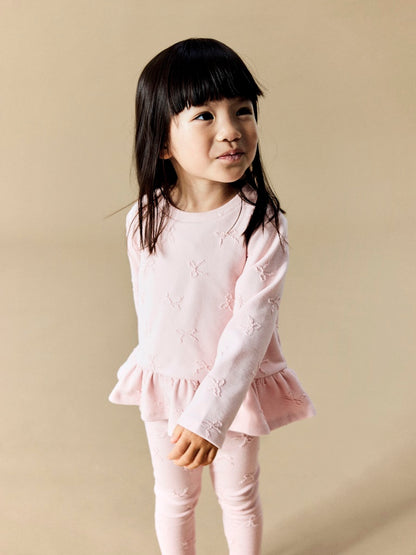 Name it MINI | Katty Peplum genser - Lotus