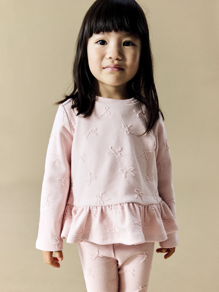 Name it MINI | Katty Peplum genser - Lotus