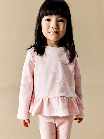 Name it MINI | Katty Peplum genser - Lotus