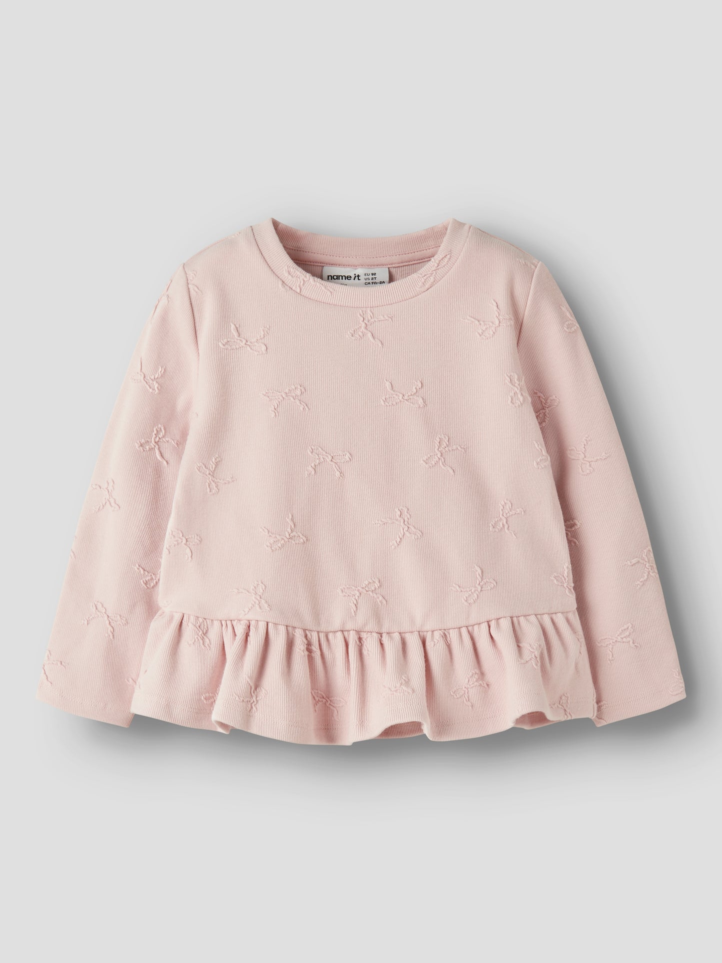 Name it MINI | Katty Peplum genser - Lotus