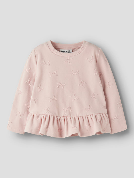 Name it MINI | Katty Peplum genser - Lotus