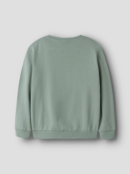 Name it KIDS | Konna Sweat Genser - Green Milieu
