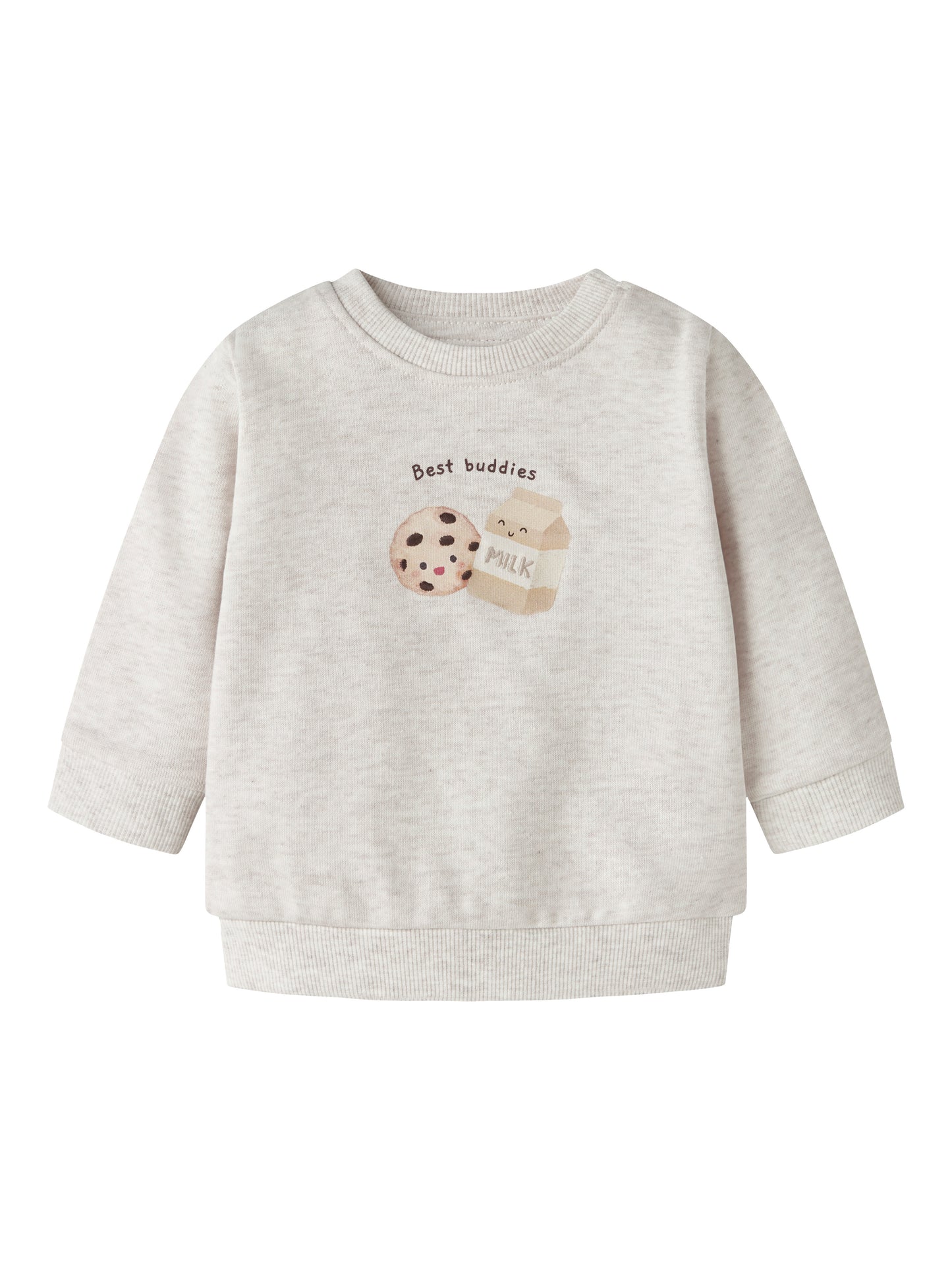 Name It BABY | Lokie Sweat Genser - Peyote Melange