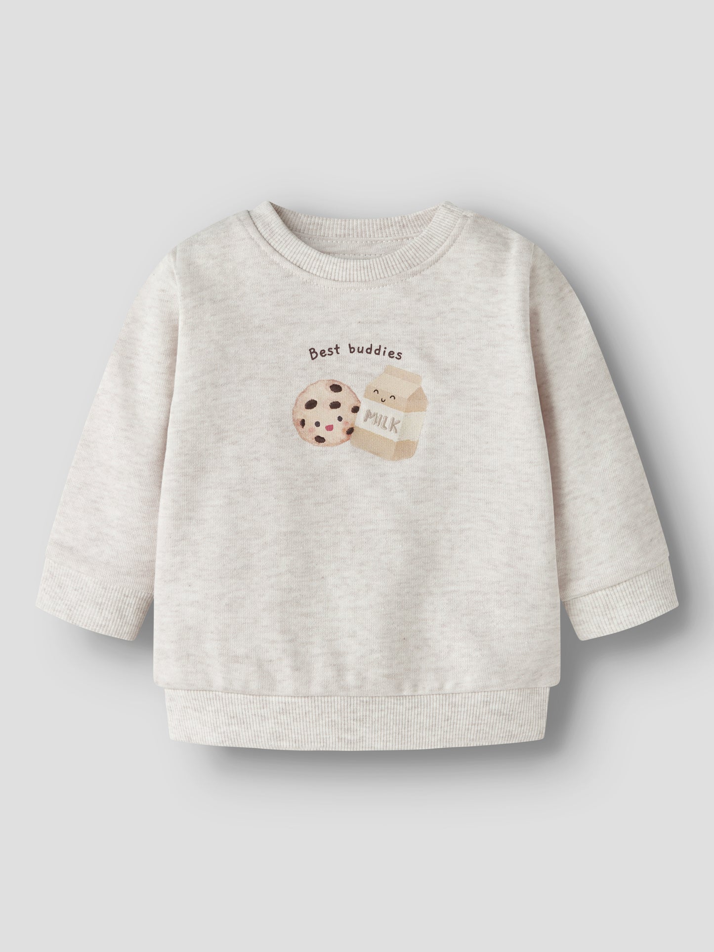 Name It BABY | Lokie Sweat Genser - Peyote Melange