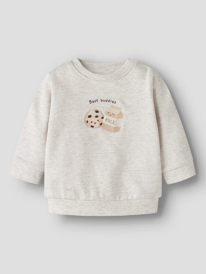 Name It BABY | Lokie Sweat Genser - Peyote Melange