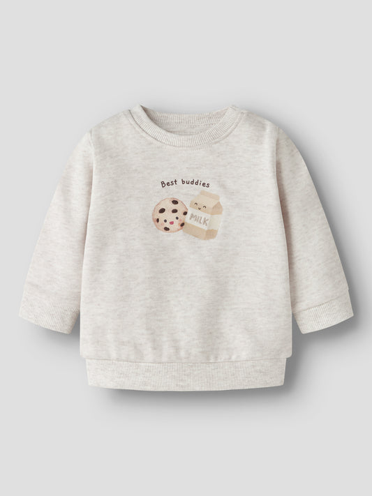 Name It BABY | Lokie Sweat Genser - Peyote Melange