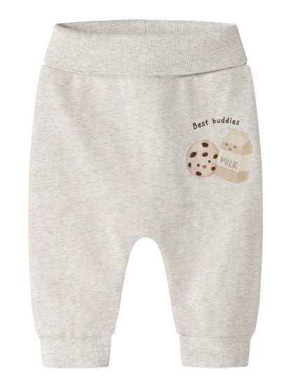Name It BABY | Lokie Sweat Bukse- Peyote Melange