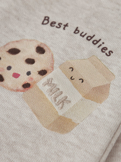 Name It BABY | Lokie Sweat Bukse- Peyote Melange