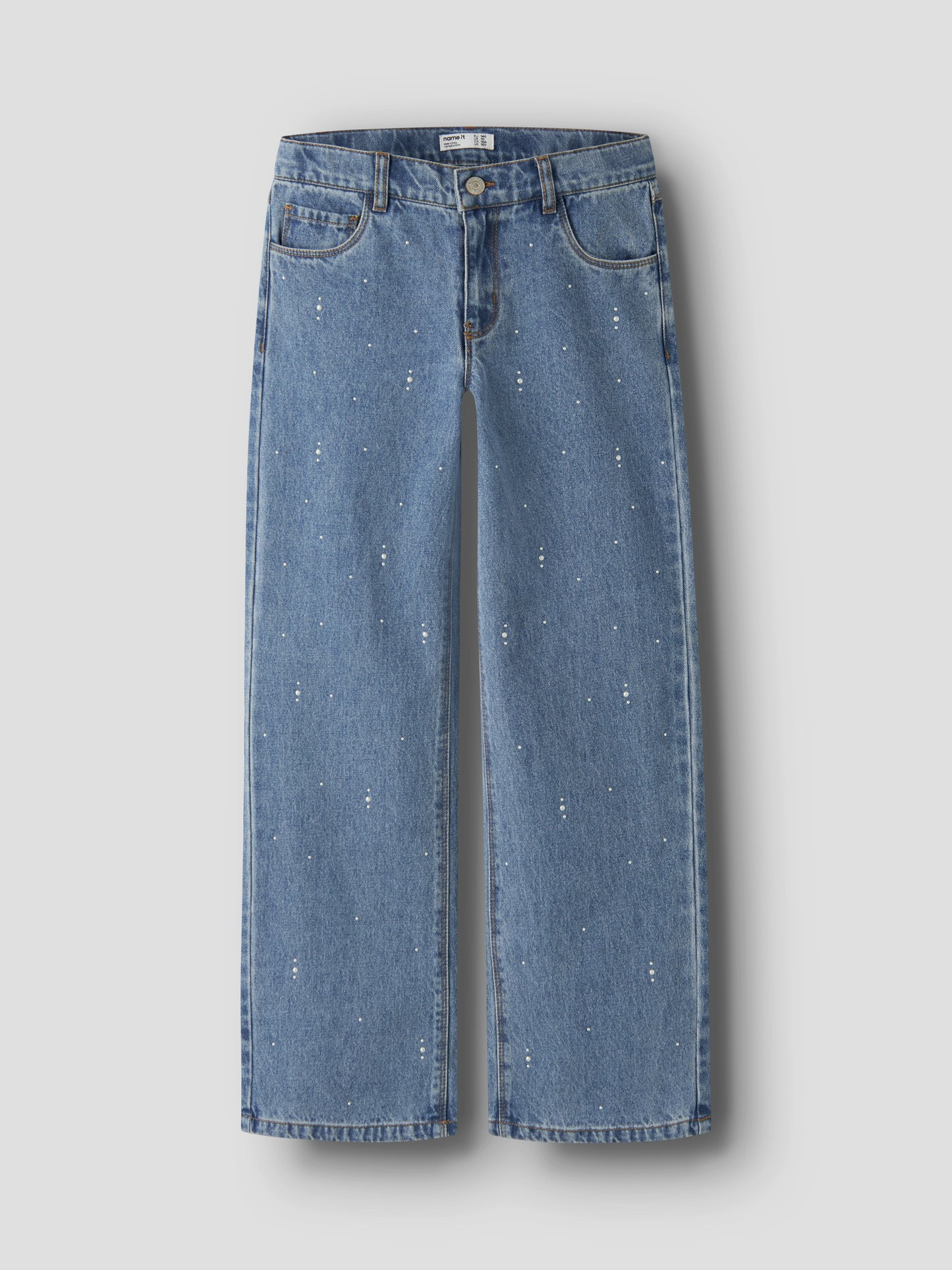 Name it KIDS | Rose Wide Jeans - Medium Blue Denim