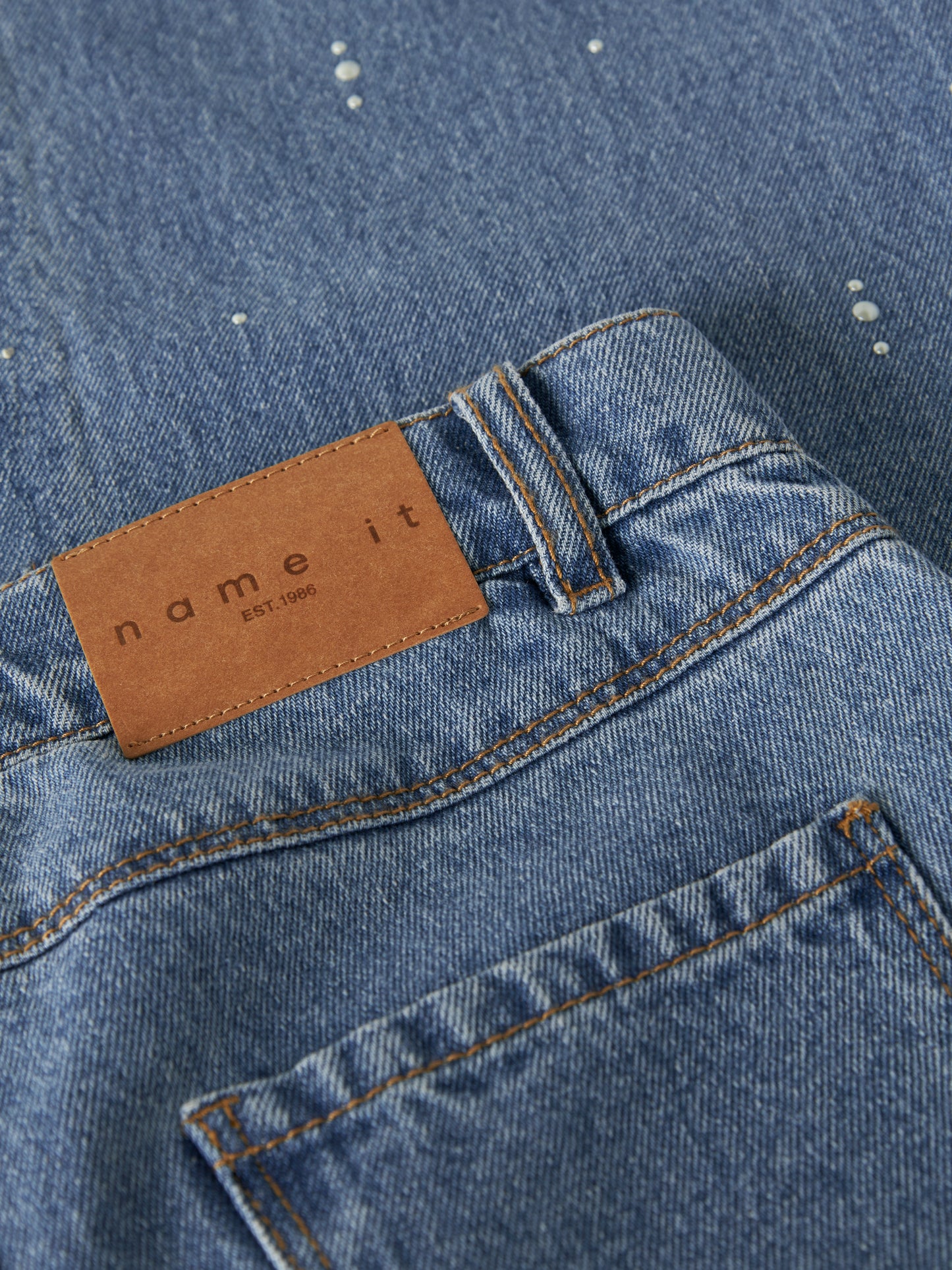 Name it KIDS | Rose Wide Jeans - Medium Blue Denim