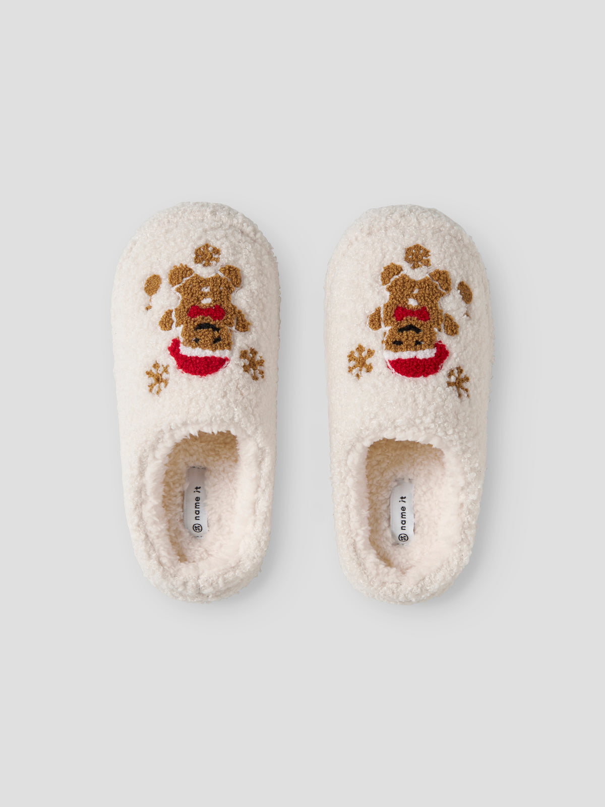 Name it | Juletøfler - Antique White