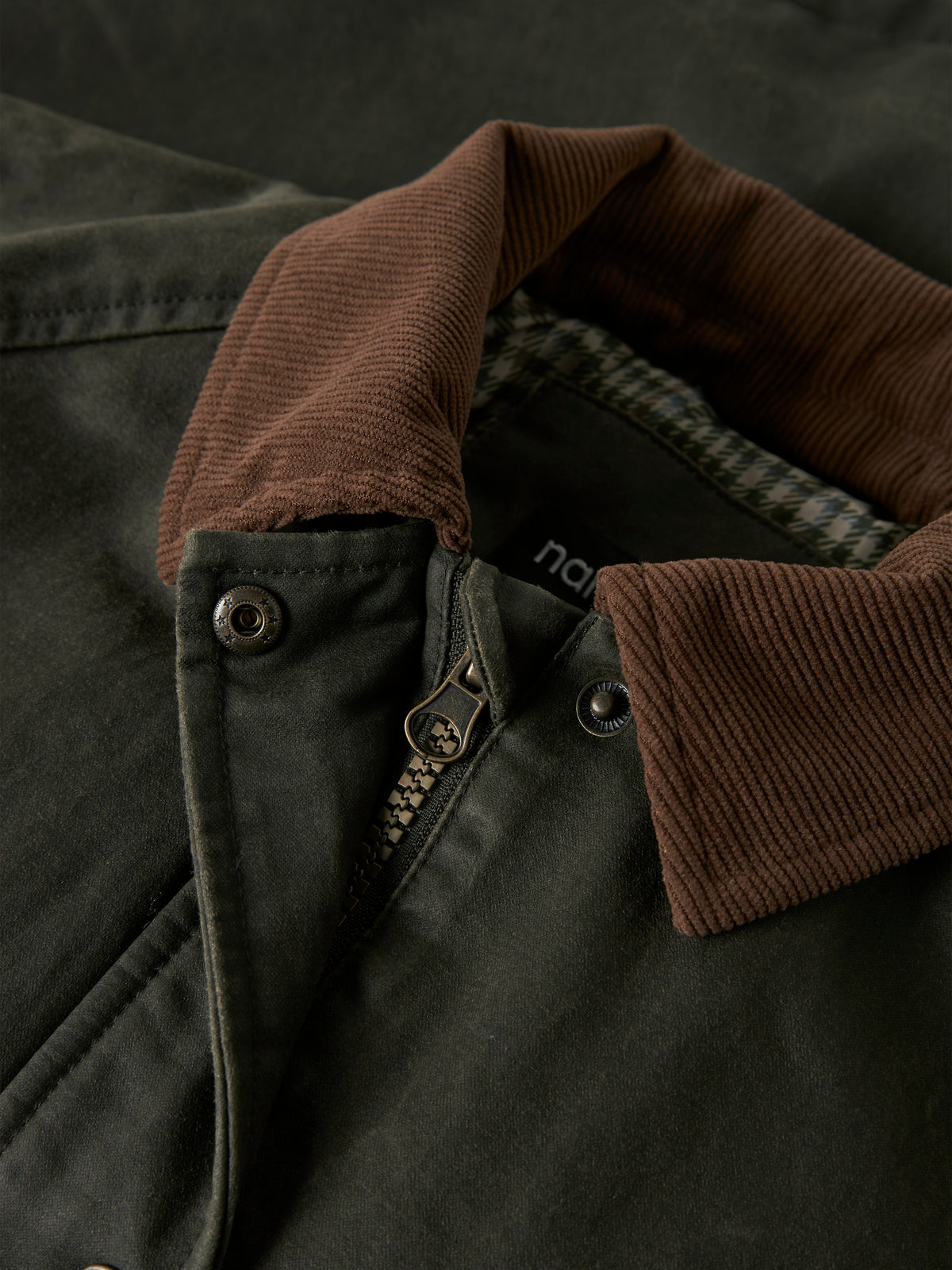 Name it KIDS | Mandana Unisex Oilskin Jacket - Forest Night