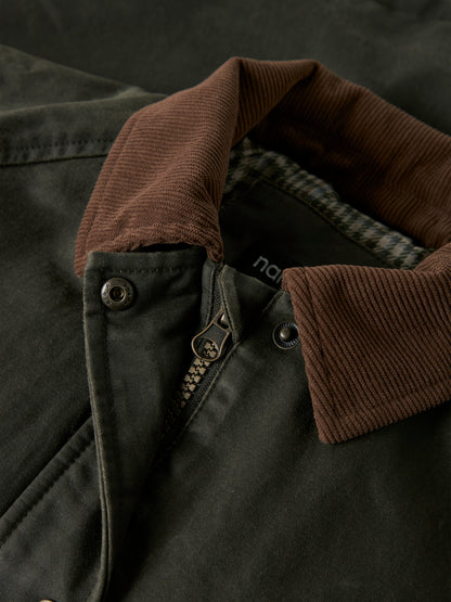 Name it KIDS | Mandana Unisex Oilskin Jacket - Forest Night