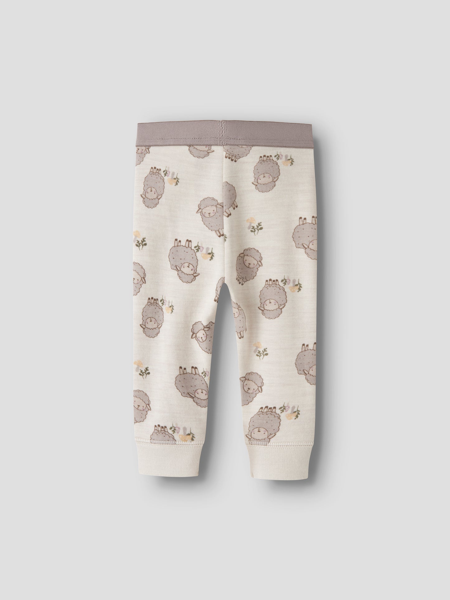 Name it BABY | Wup Mellomtykke ulleggings - Peyote Melange Sheep
