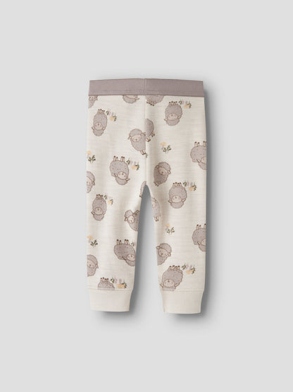 Name it BABY | Wup Mellomtykke ulleggings - Peyote Melange Sheep