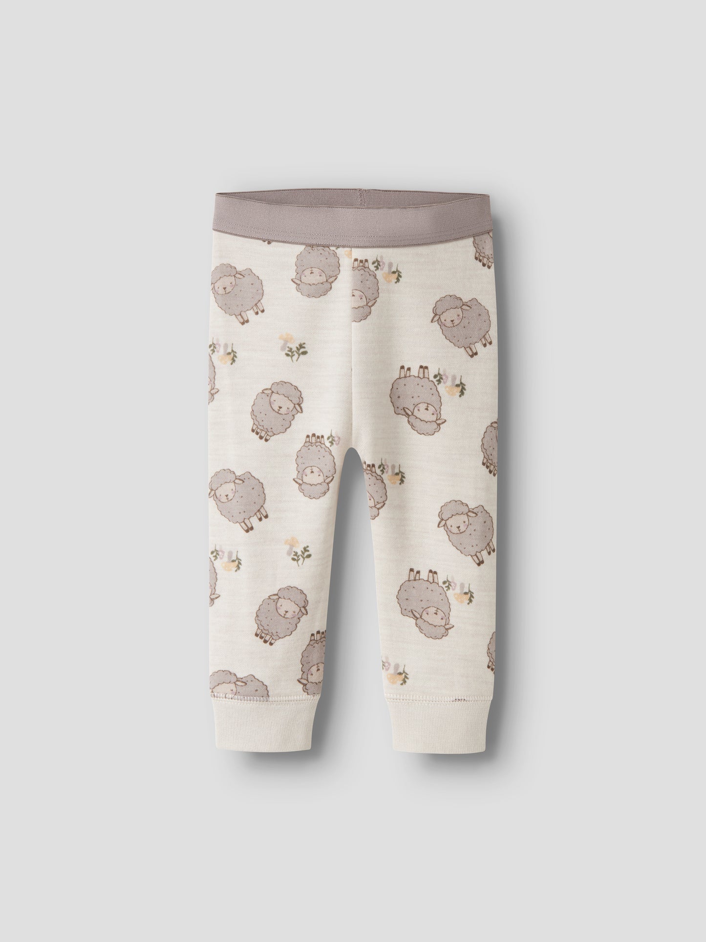 Name it BABY | Wup Mellomtykke ulleggings - Peyote Melange Sheep