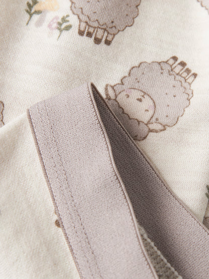Name it BABY | Wup Mellomtykke ulleggings - Peyote Melange Sheep