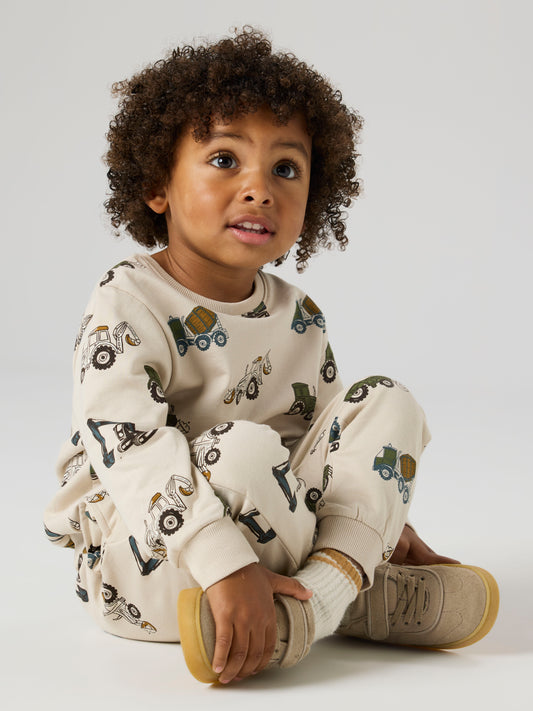 Name It Mini | Basil Sweat genser - Peyote