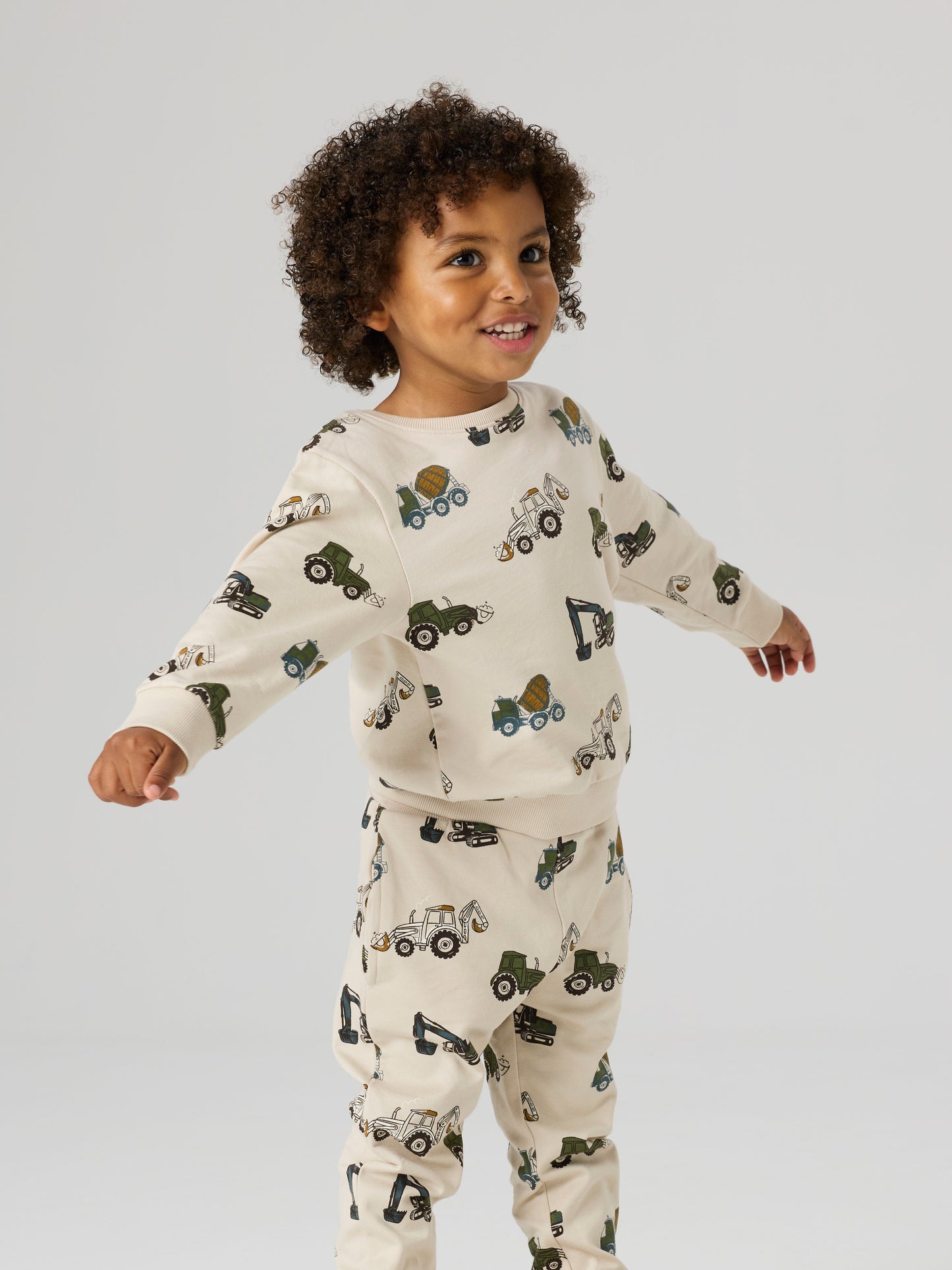 Name It Mini | Basil Sweat genser - Peyote