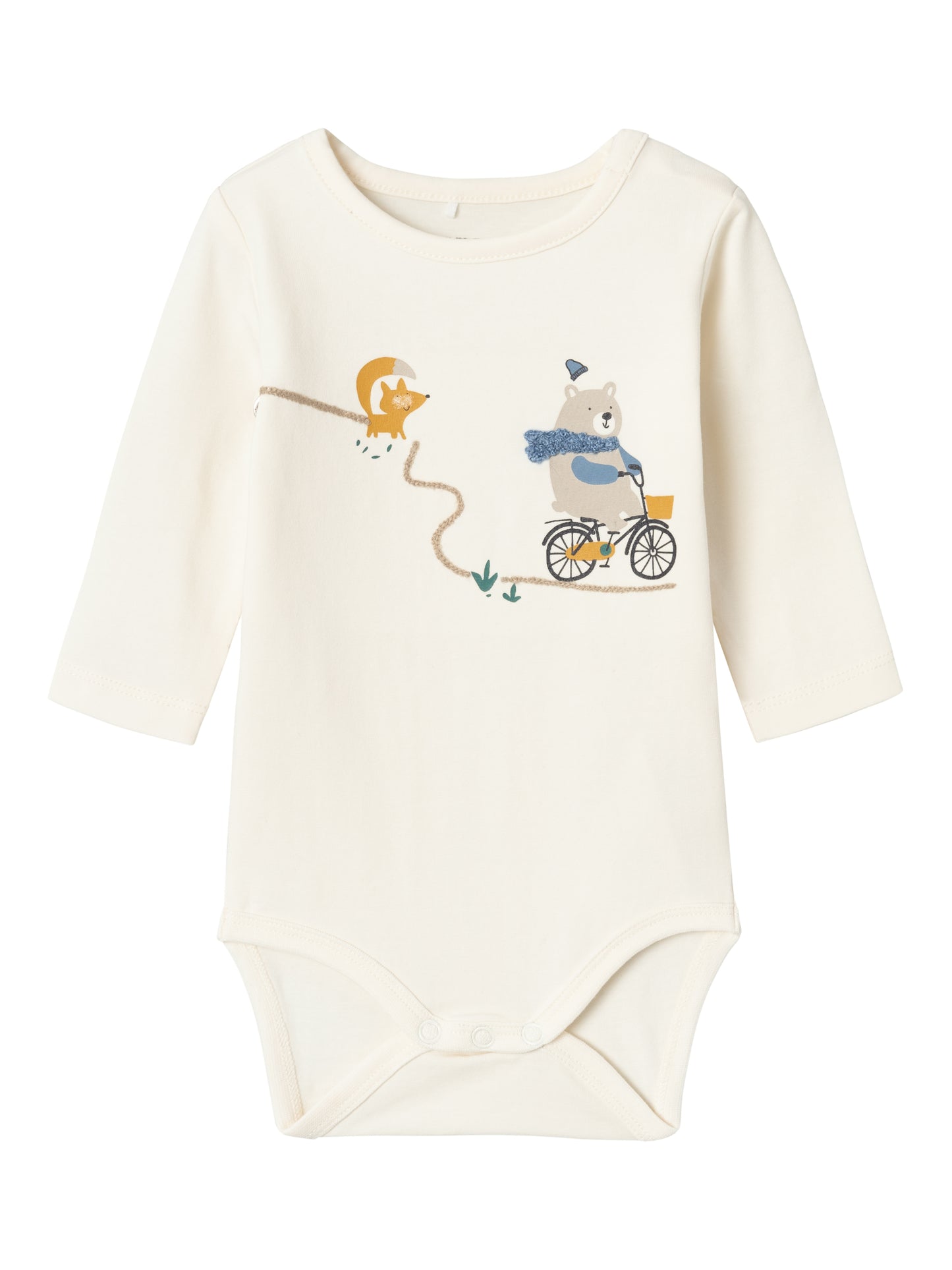 Name it Baby | Unisex Basic Bomullsbody - Jet Stream