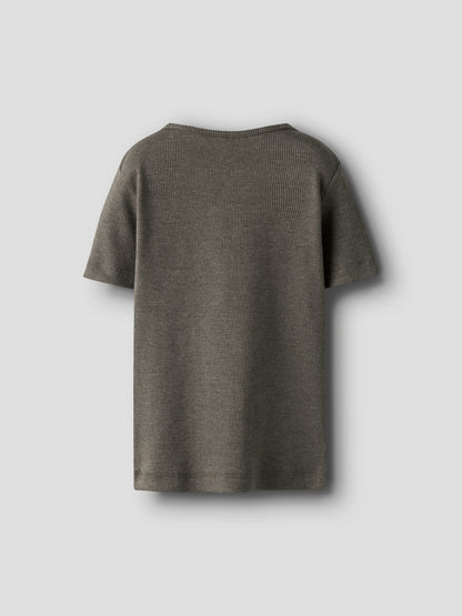 Name it Mini | Basic Slim T-skjorte - Bungee Cord Melange