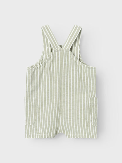 Name It Baby | Hilom Short Overall - Oil Green