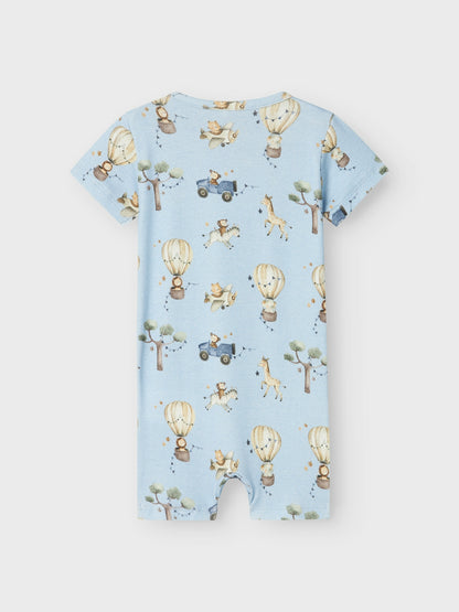 Name It Baby | Julius kortermet pysj - Chambray Blue Melange