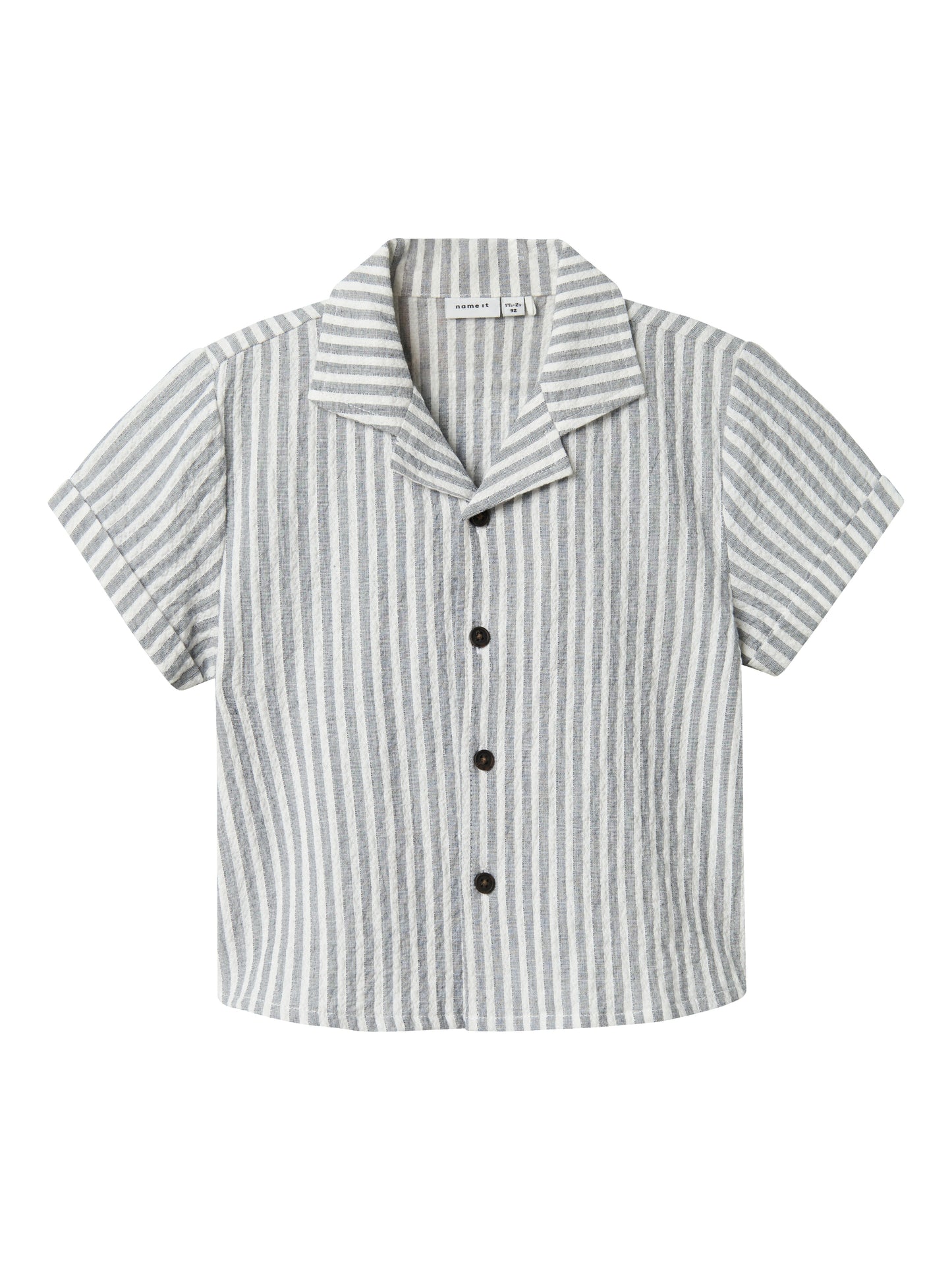 Name it Mini | Denis Kortermet Skjorte - Navy Blazer