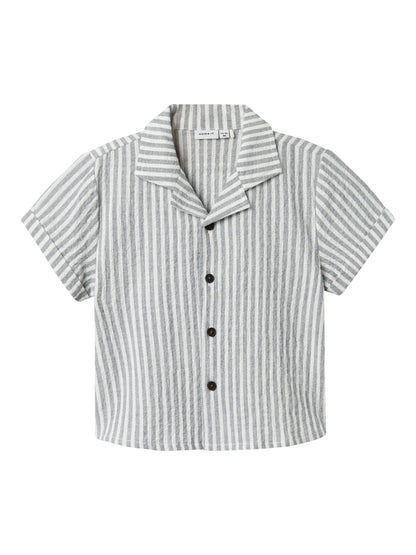 Name it Mini | Denis Kortermet Skjorte - Navy Blazer