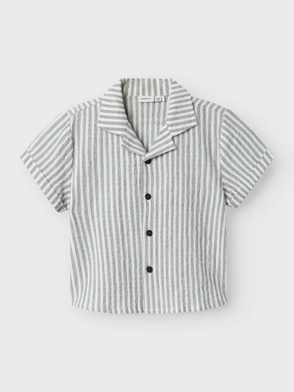 Name it Mini | Denis Kortermet Skjorte - Navy Blazer