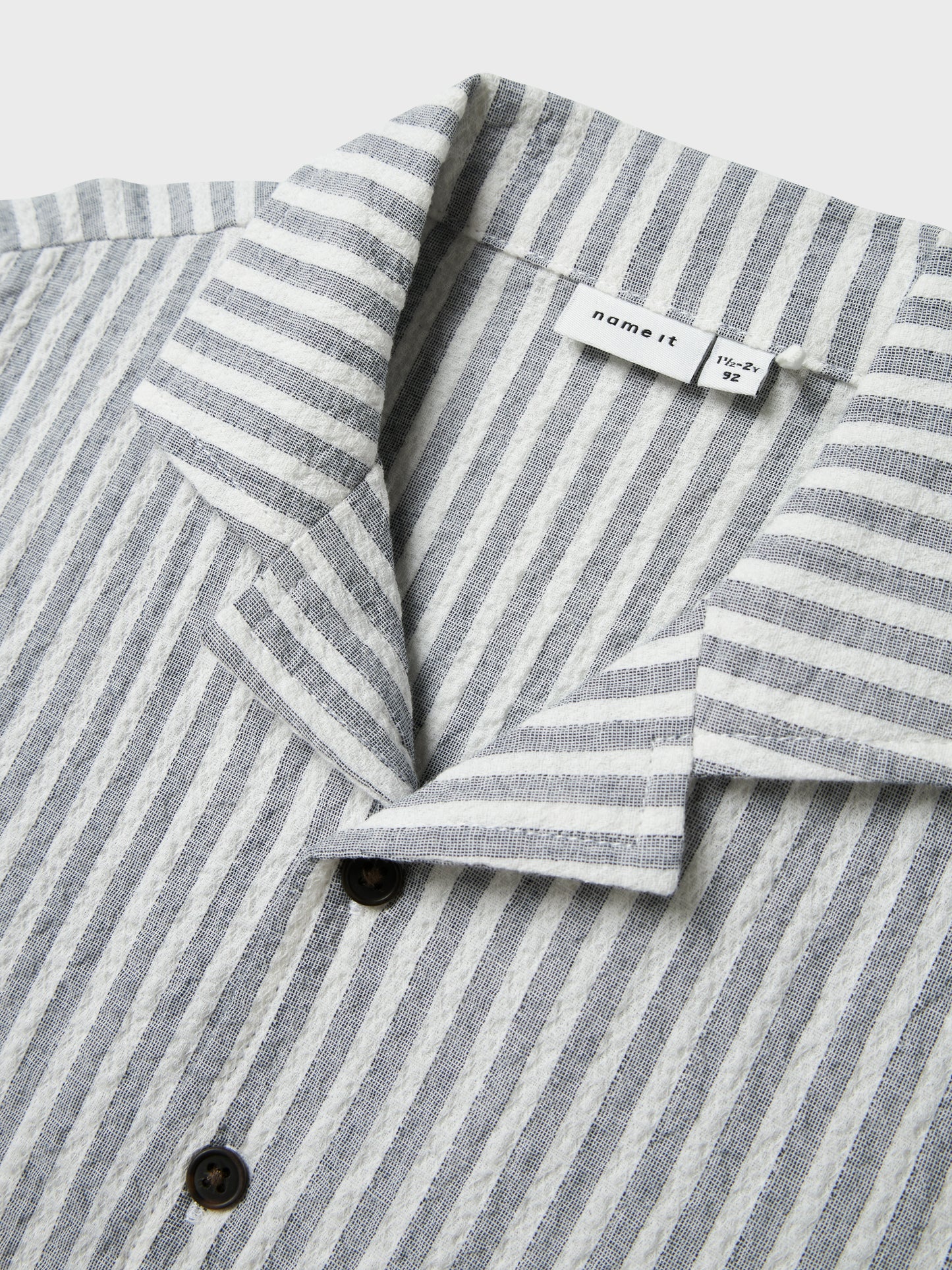 Name it Mini | Denis Kortermet Skjorte - Navy Blazer