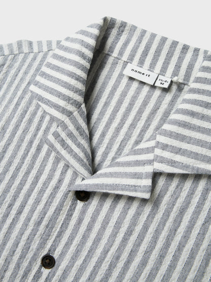 Name it Mini | Denis Kortermet Skjorte - Navy Blazer