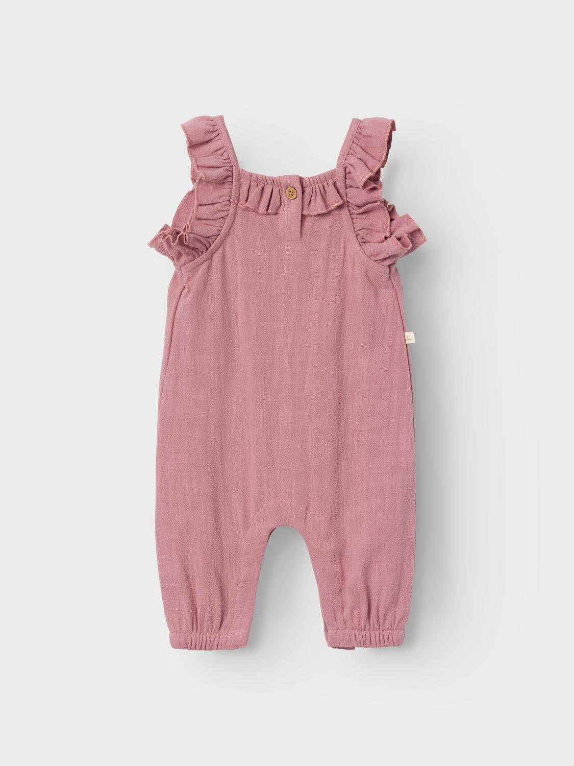 Lil Atelier Baby | Dolie Fin Overall - Nostalgia Rose