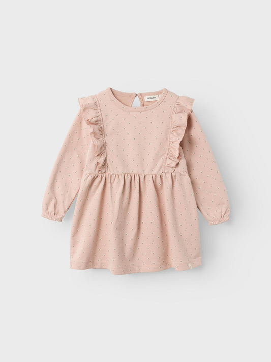 Lil Atelier Mini | Fanja Sweat Dress - Rose Dust