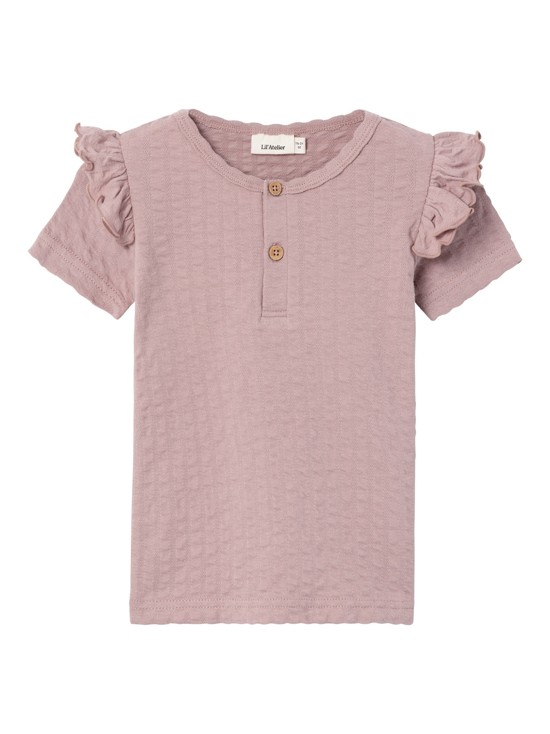 Lil Atelier Mini | Jamina Lett Jersey T-Skjorte - Fawn