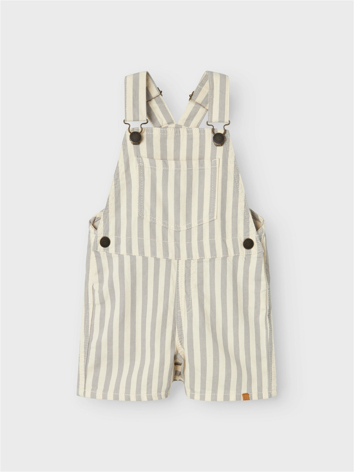 Lil Atelier Mini | Hugo Loose Overall - Limestone/Coconut Milk