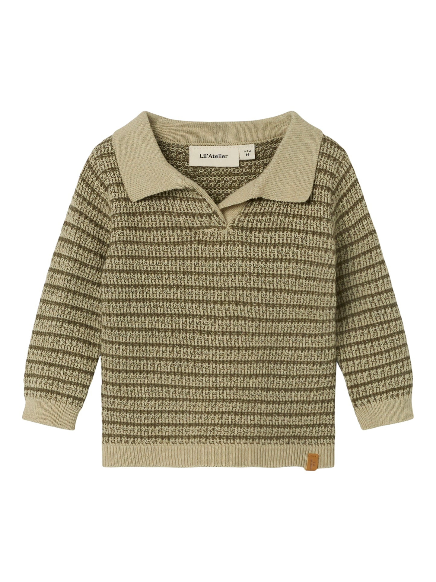 Lil Atelier Baby | Barker Strikket pengenser - Moss Gray