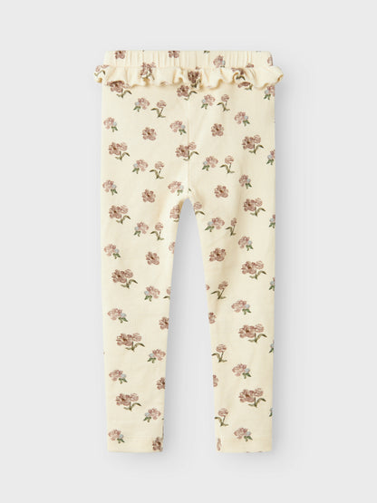 Lil Atelier Mini | Gavo Slim Leggings - Turtledove Peony