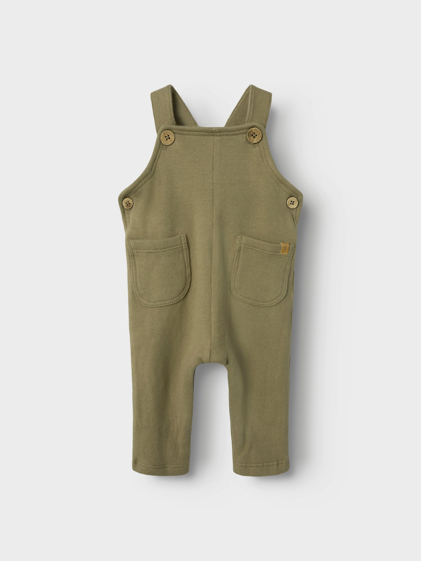 Lil Atelier Baby | Thoro Loose Overall -  Petrified Oak